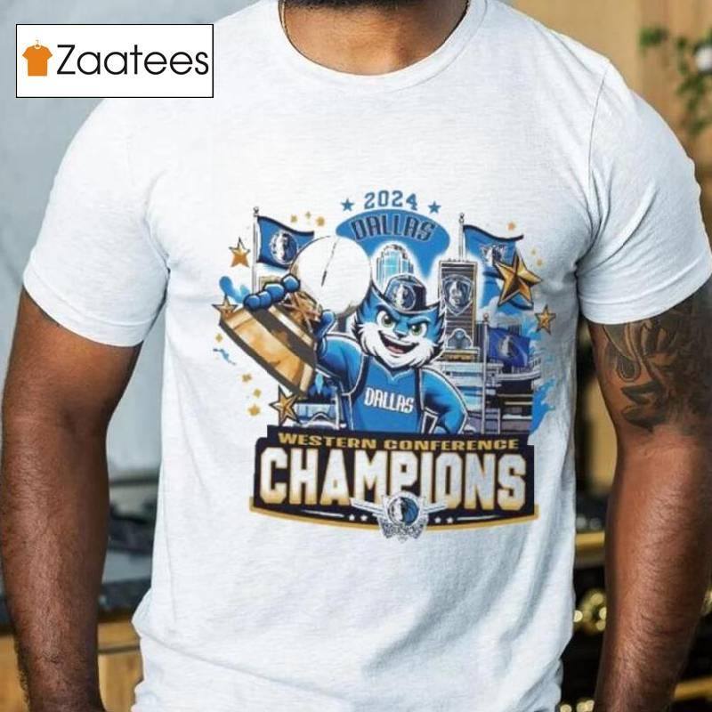 2024 Dallas Mavericks Mascots Western Conference Champions Shirt