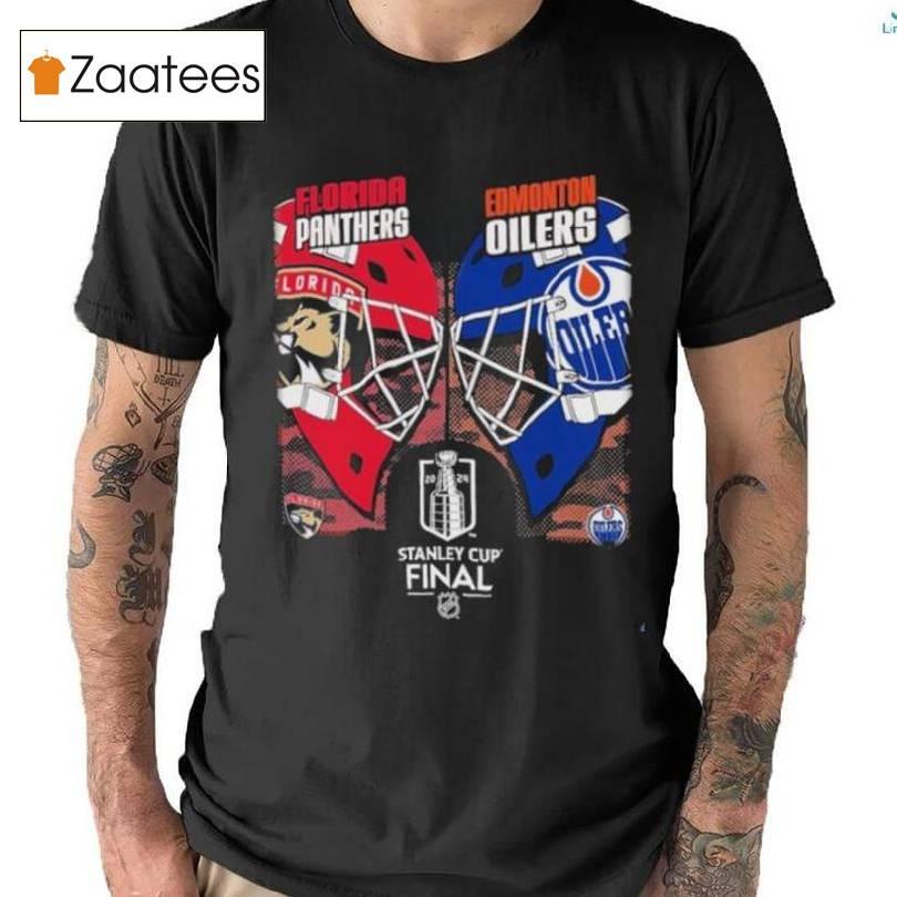 2024 Florida Panthers Vs Edmonton Oilers Stanley Cup Final Match Up T Shirt