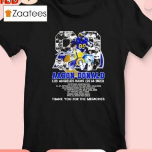 Aaron Donald Los Angeles Rams 2014-2023 Thank You For The Memories Shirt