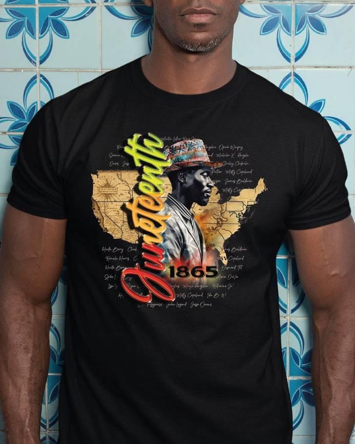 Afro American Shirt, Juneteenth 1865