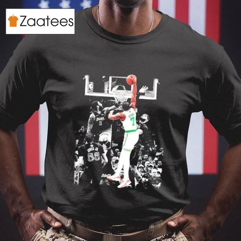 Boston Celtics Jaylen Brown 7 Standing And Screaming Shirt