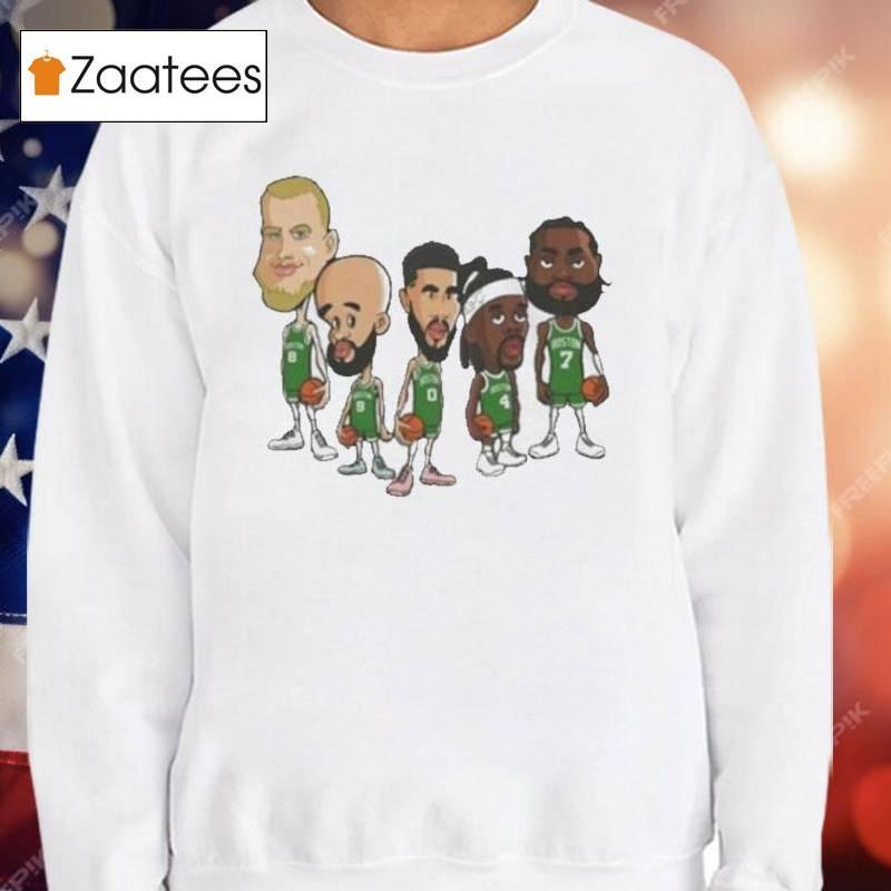 Celtics Jayson Tatum Jrue Holiday Derrick White Jaylen Brown Basketball 2024 Shirt