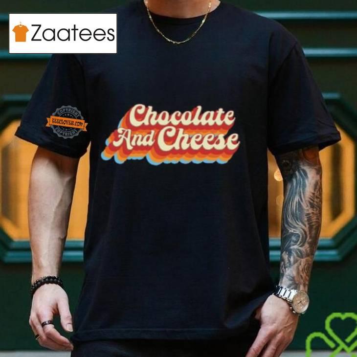 Chocolate Cheese Script Shirt