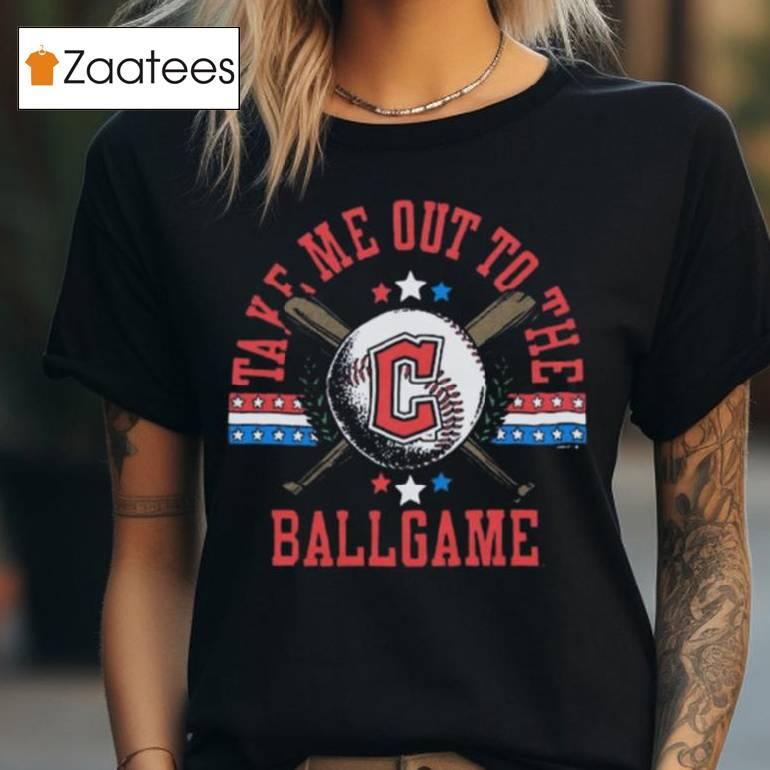 Cleveland Guardians Baseball Take Me Out To The Ballgame T Shirt