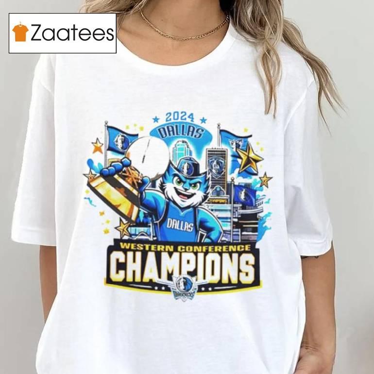 Dallas Mavericks 2024 Western Conference Champions Fan Celebration Shirt