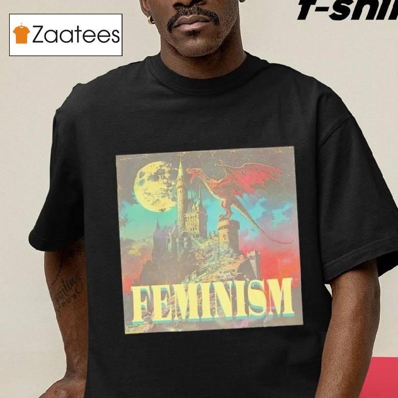 Dragon Feminism Retro Shirt