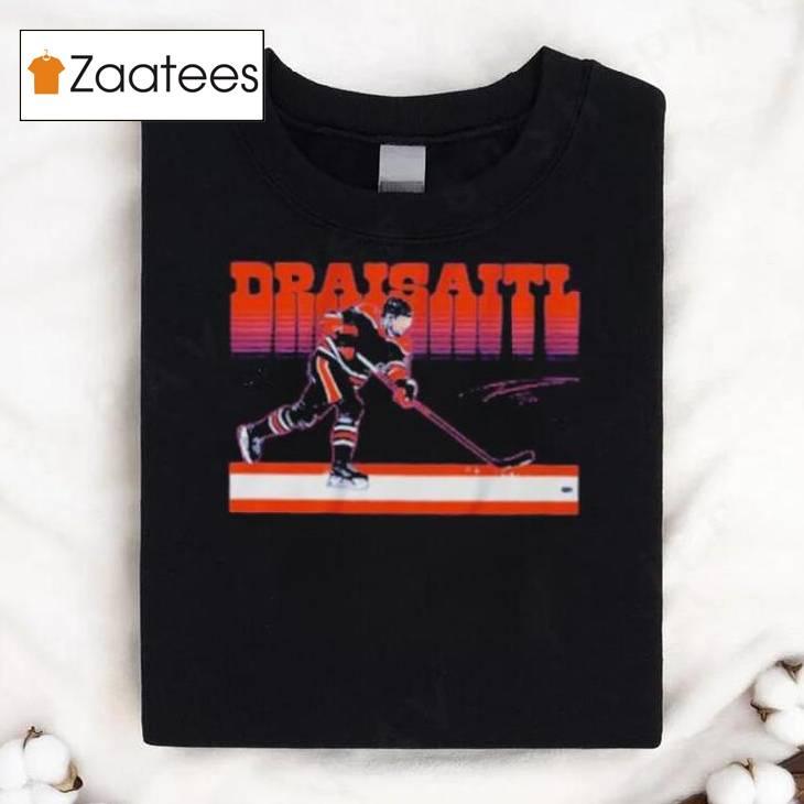 Edmonton Oilers Leon Draisaitl Slap Shot Signature Shirt