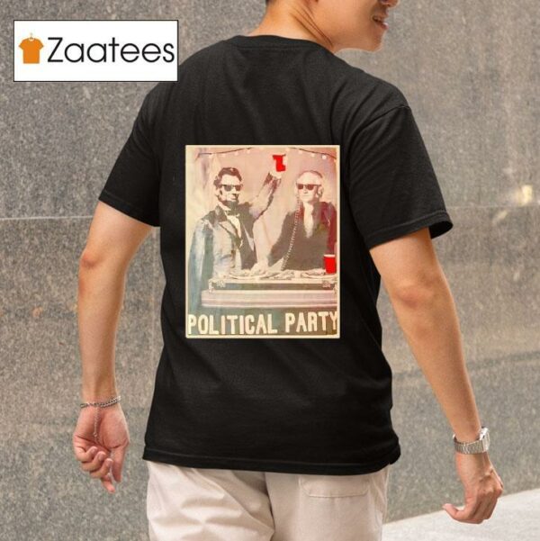 George Washington And Abraham Lincoln Political Party Tshirt