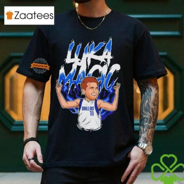 Luka Doncic Luka Magic Basketball Player Cartoon Shirt