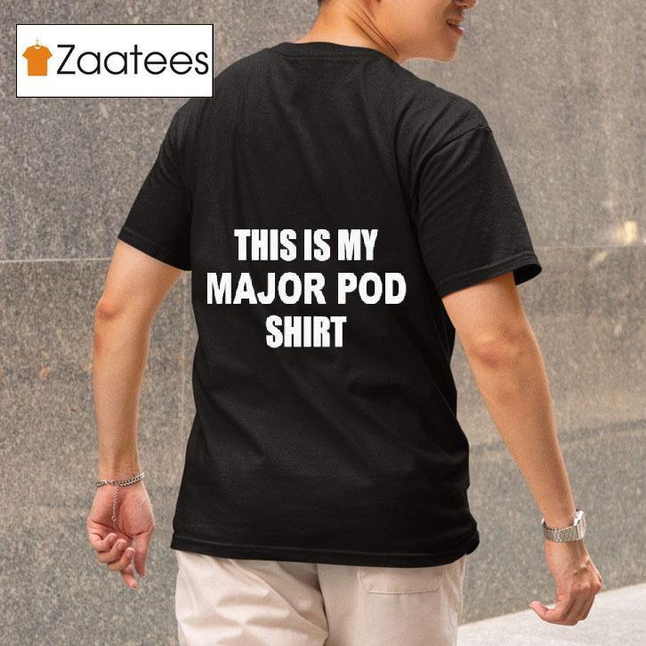 Matt Cardona Wearing This Is My Major Pod S Tshirt 