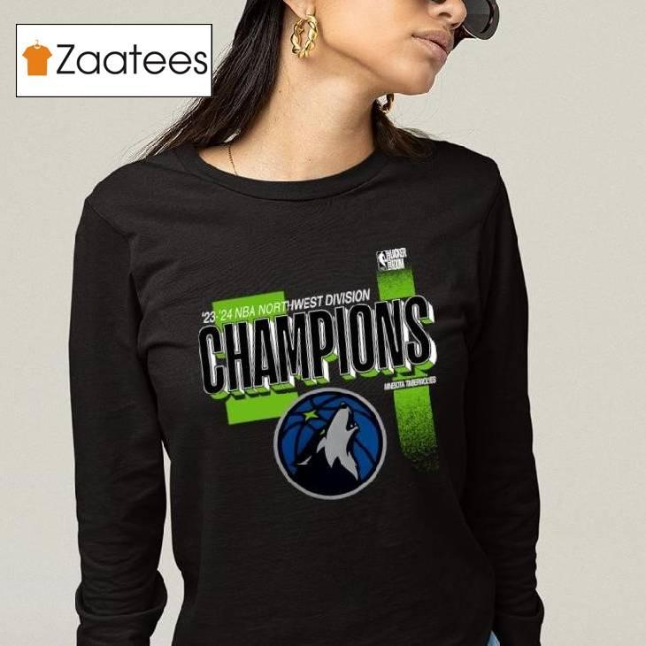 Minnesota Timberwolves Northwest Division Champions 2023-2024 Nba Shirt