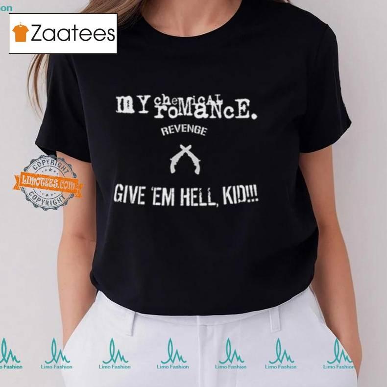 Mychemicalromance Store Give Em Hell Kid Limited Shirt