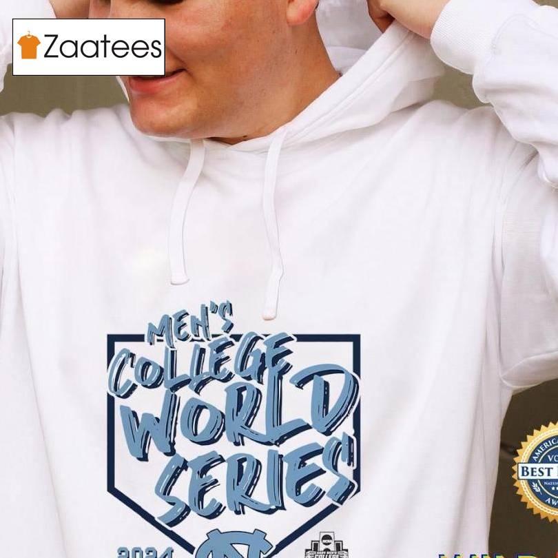 North Carolina Tar Heels 2024 Ncaa Men's Baseball College World Series Swing Away Shirt