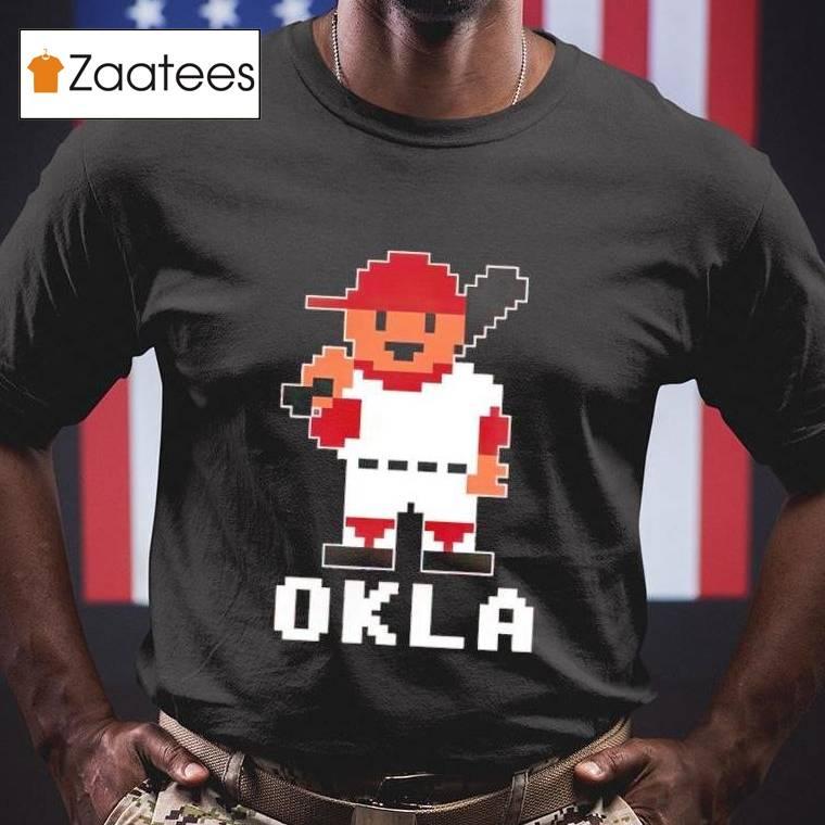 North Carolina Tar Heels Baseball Player 8-bit Shirt