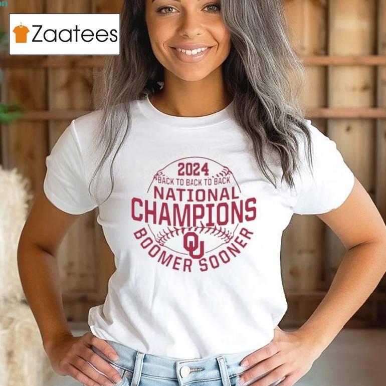 Oklahoma Sooners Four Peat 2024 Ncaa Softball Women’s College World Series Champions Hometown Shirt