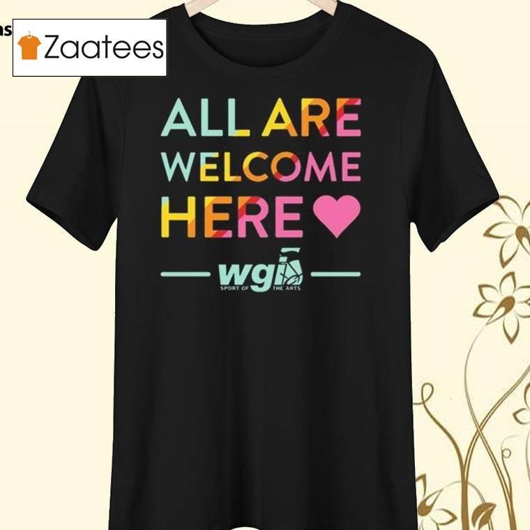 Pride Month All Are Welcome Here Shirt