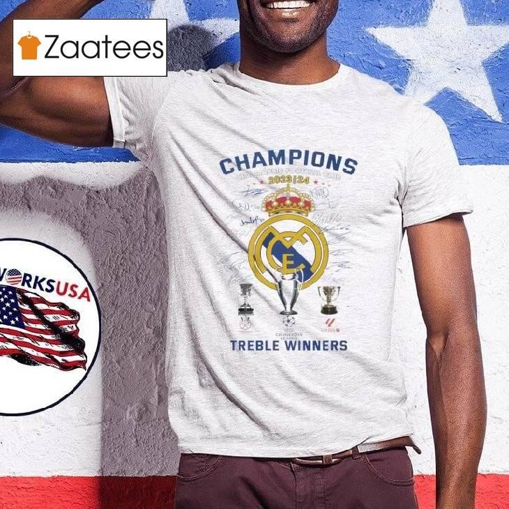 Real Madrid Uefa Champions League Winners 2024 Shirt