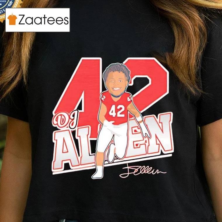 Rutgers Baseball Dj Allen 2024 Caricature Shirt