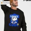 Snoopy And Woodstock Cool Lowe's Logo Shirt