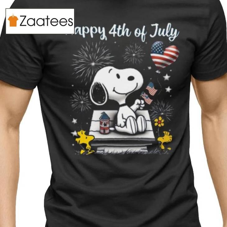 Snoopy Happy 4th Of July 2024 T Shirt