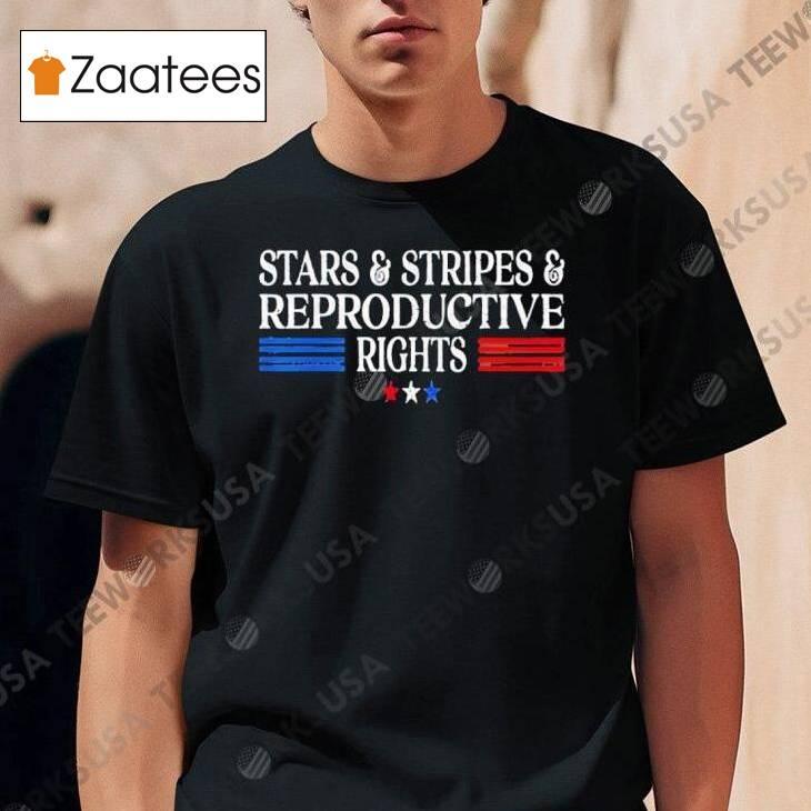 Stars Stripes Reproductive Rights 4th Of July Usa Shirt