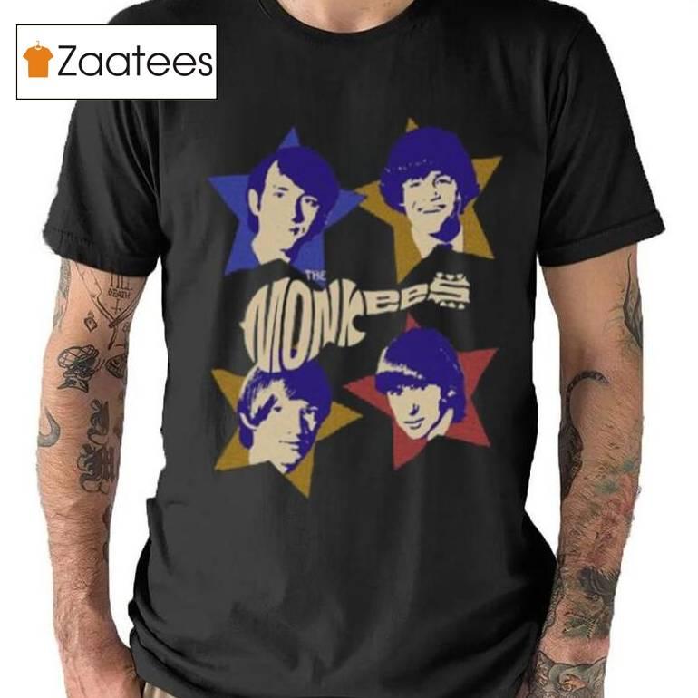 The Monkees Stars T Shirt