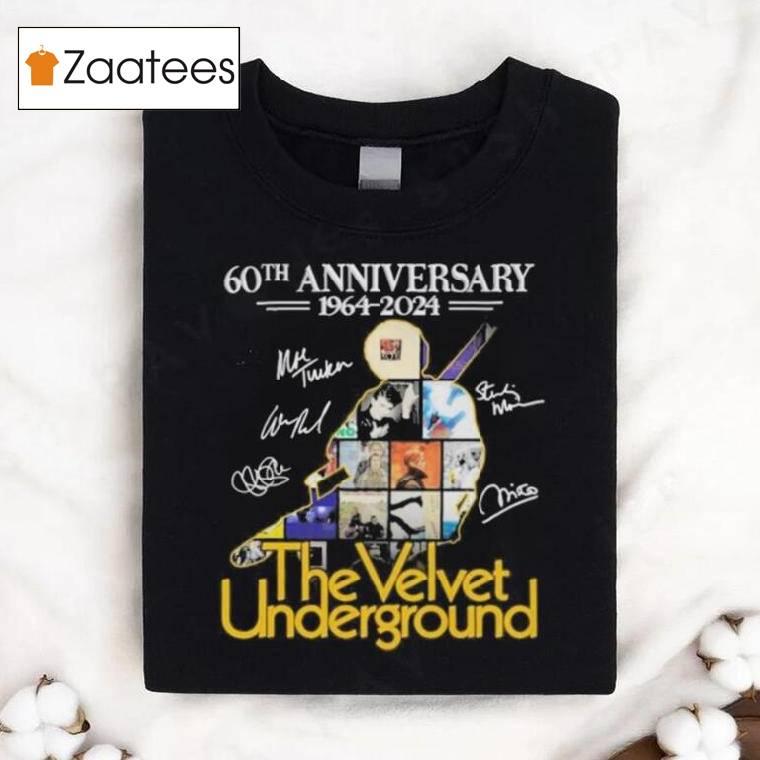 The Velvet Underground Fan 60th Anniversary Thank You For The Memories 1964 2024 T Shirt