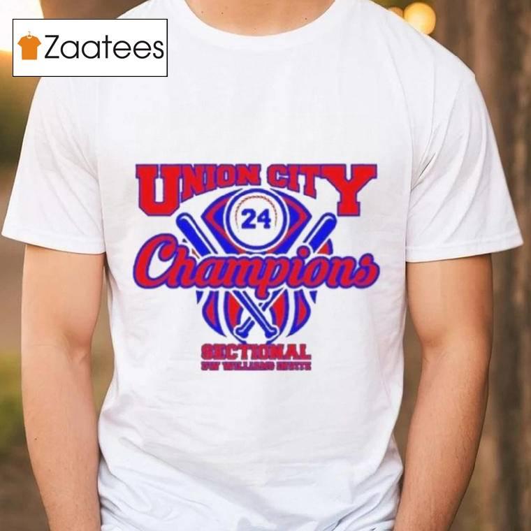 Union City Baseball 2024 Champions Sectional Dw Williams Invite Shirt