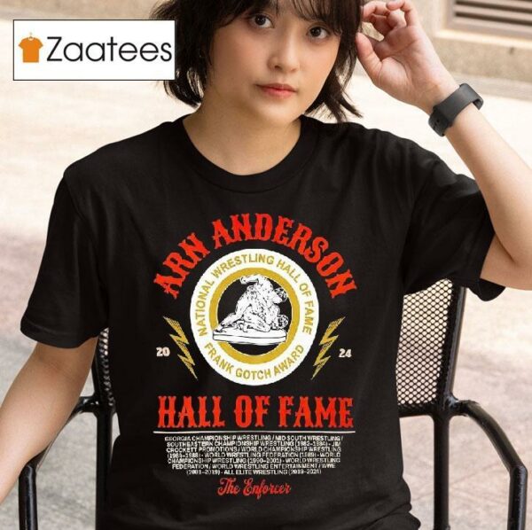 Arn Anderson Hall Of Fame National Wrestling Hall Of Fame Frank Gotch Award Tshirt