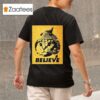 Shark Cat Solana Believe Gold Tshirt