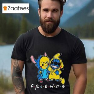 Stitch And Pokemon Pikachu Best Friends For Life Disney Fan Shirt