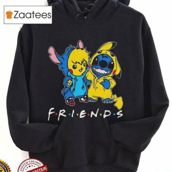 Stitch And Pokemon Pikachu Best Friends For Life Disney Fan Shirt